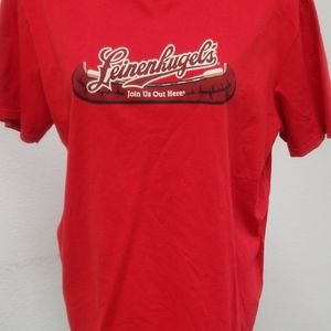 Leinenleugels red t shirt large